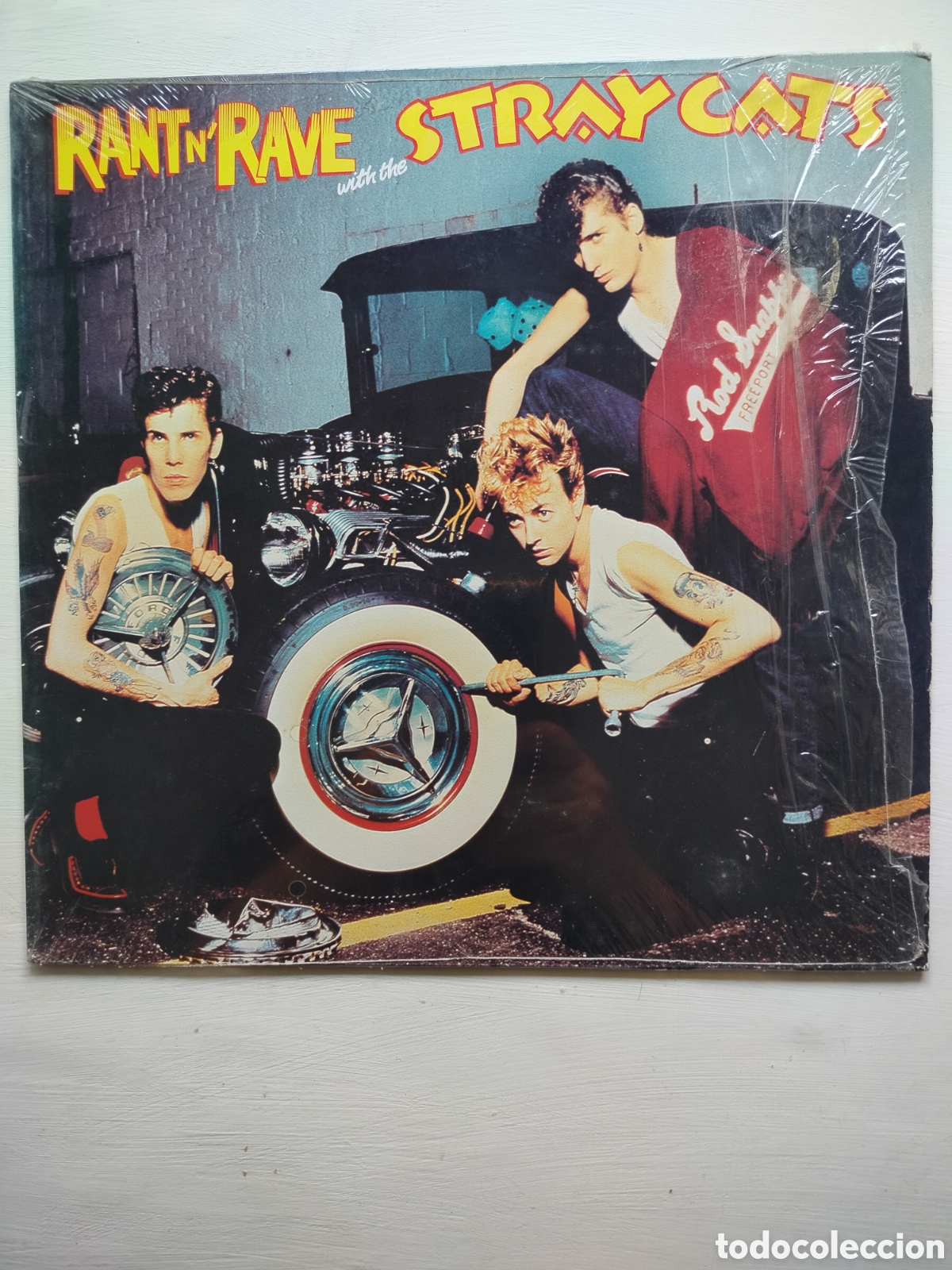 Discos de vinilo: Stray Cats LP RantnRave. - Foto 1