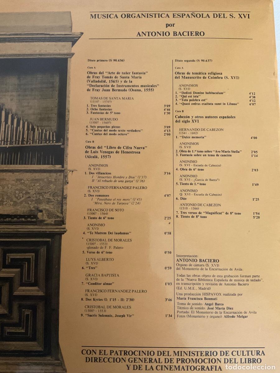 Discos de vinilo: Vinilos de Antonio Baciero - Foto 6