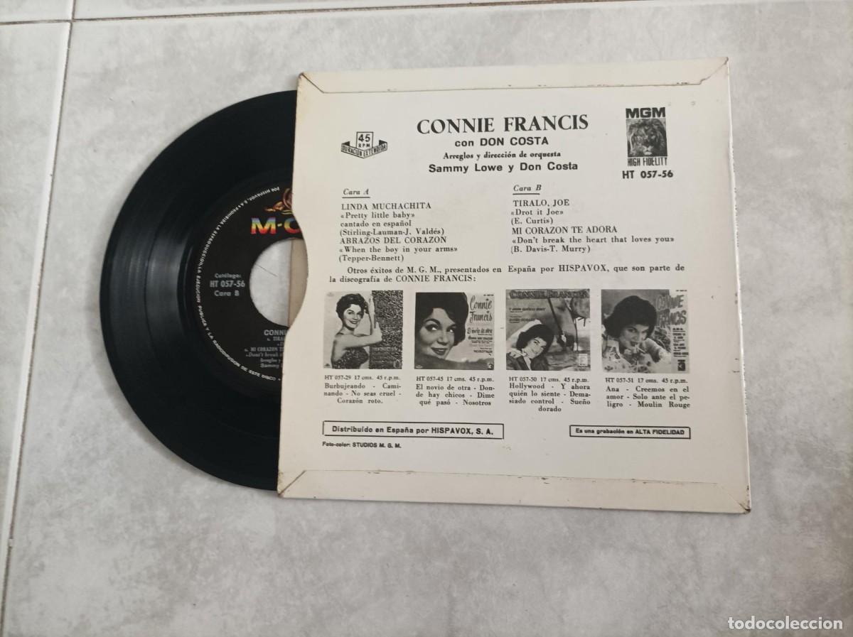 Discos de vinilo: Connie Francis linda muchacha ep - Foto 2