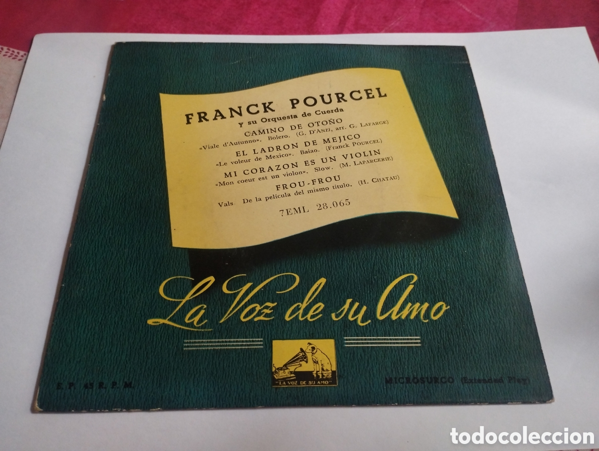 Discos de vinilo: Franck Pourcel y su orquesta de cuerda - Foto 1