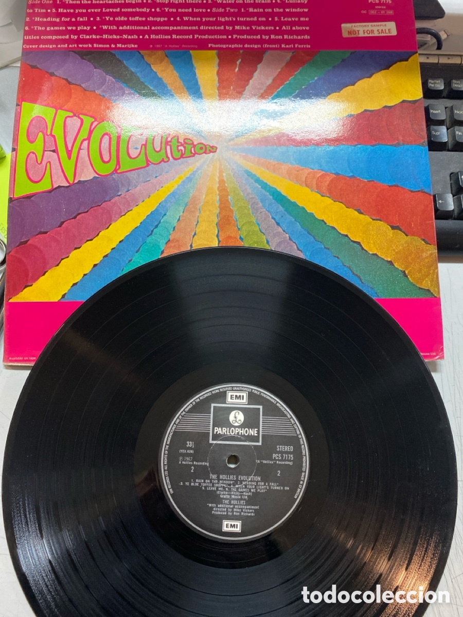 Discos de vinilo: THE HOLLIES - EVOLUTION LP UK - Foto 4