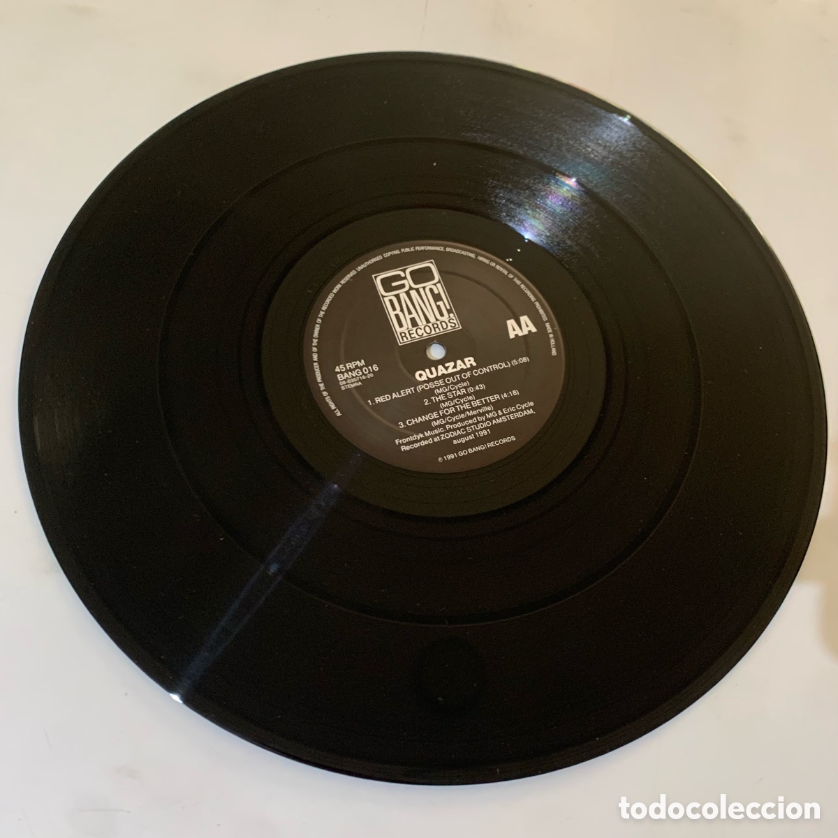 Discos de vinilo: maxi 12 Quazar &ndash; The Future de 1991 - Foto 4