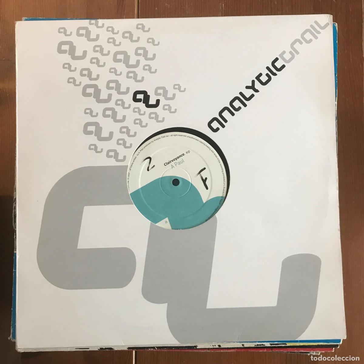Discos de vinilo: A PAUL - CLAIRVOYANCE - 12&rdquo; MAXISINGLE ANALYTIC TRAIL 2007 - Foto 1
