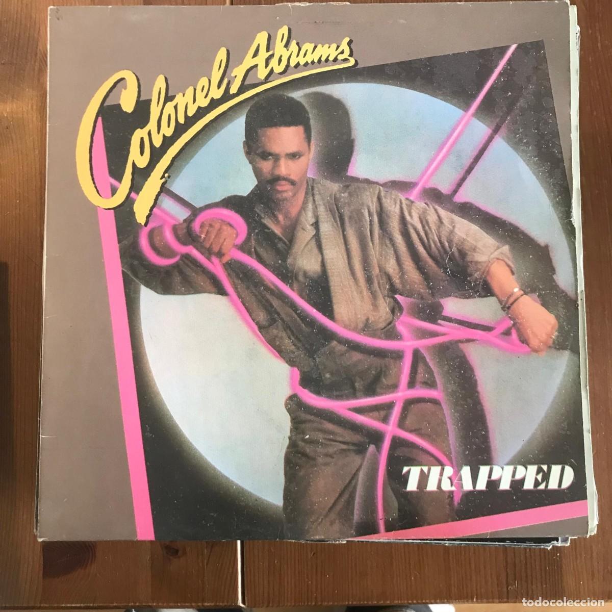 Discos de vinilo: COLONEL ABRAMS - TRAPPED - 12&rdquo; MAXISINGLE MCA 1985 - Foto 1