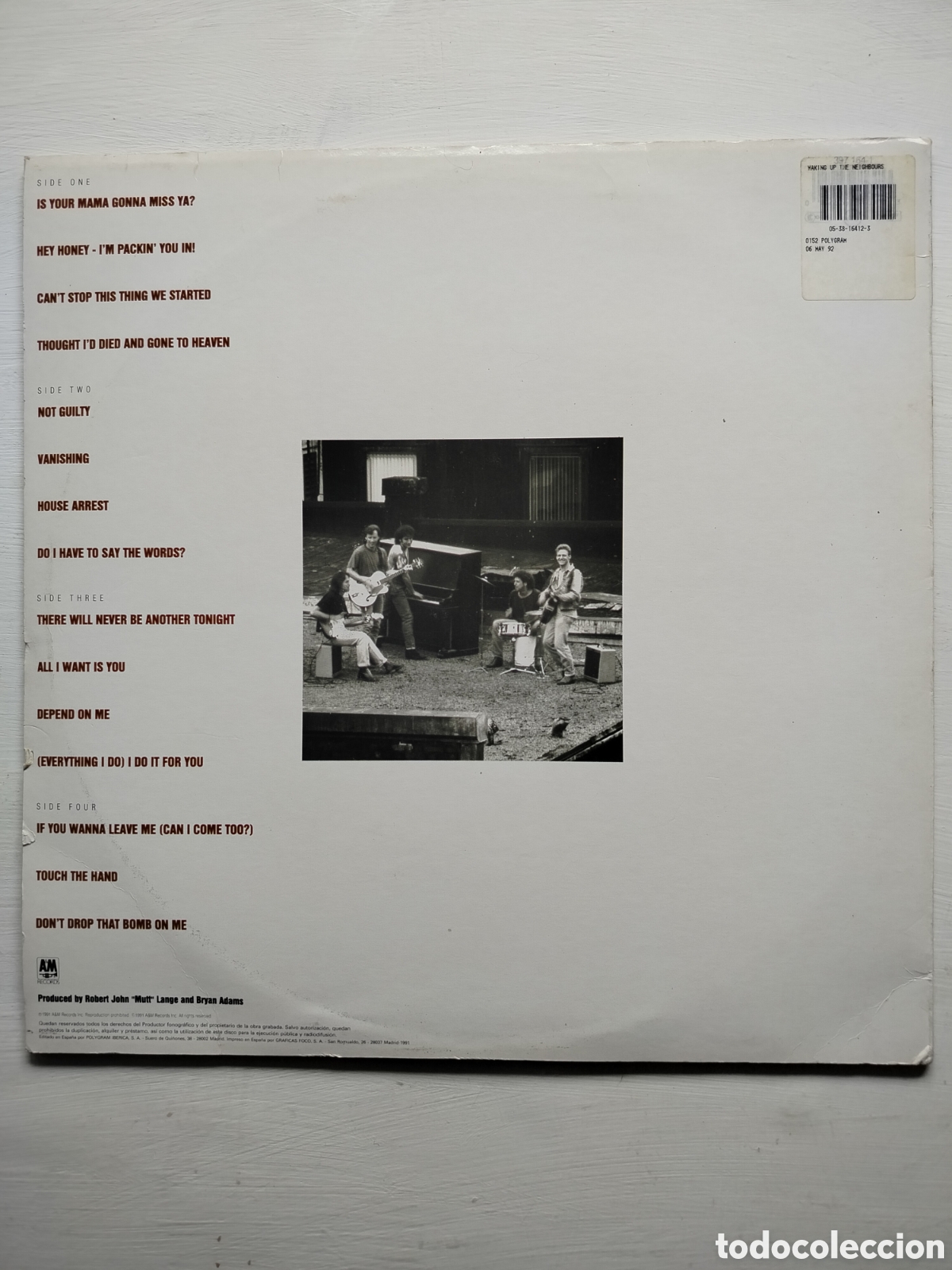Discos de vinilo: Bryan Adams 2xLPs 91 - Foto 2