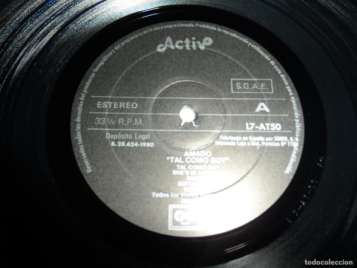 Discos de vinilo: AMADO - TAL COMO SOY (SPAIN 1980) - Foto 3