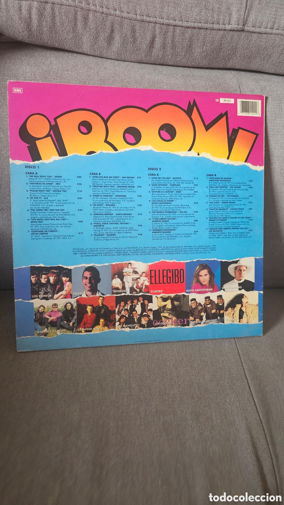 Discos de vinilo: Doble Vinilo Boom 8 1992 - Foto 3