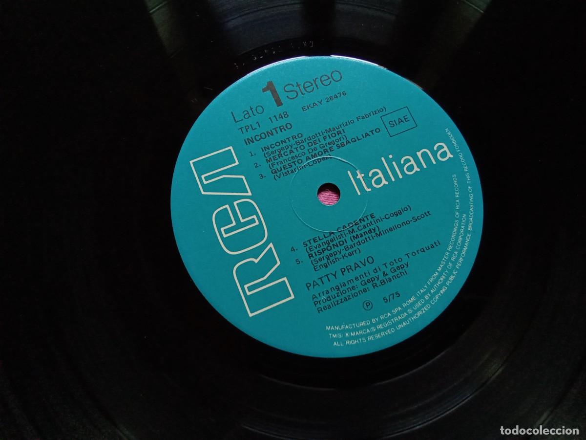 Discos de vinilo: PATTY PRAVO INCONTRO LP MAC 3 - Foto 2