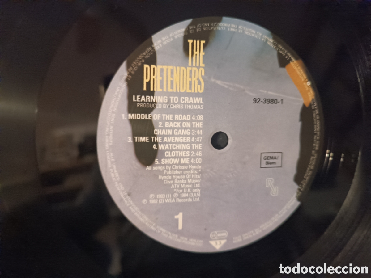 Discos de vinilo: The Pretenderse Learning To Crawl - Foto 3