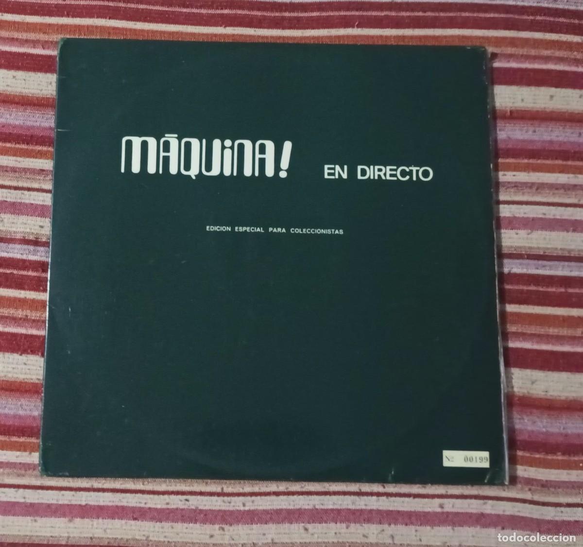 Discos de vinilo: MAQUINA! - EN DIRECTO - 2 LPS - Foto 1