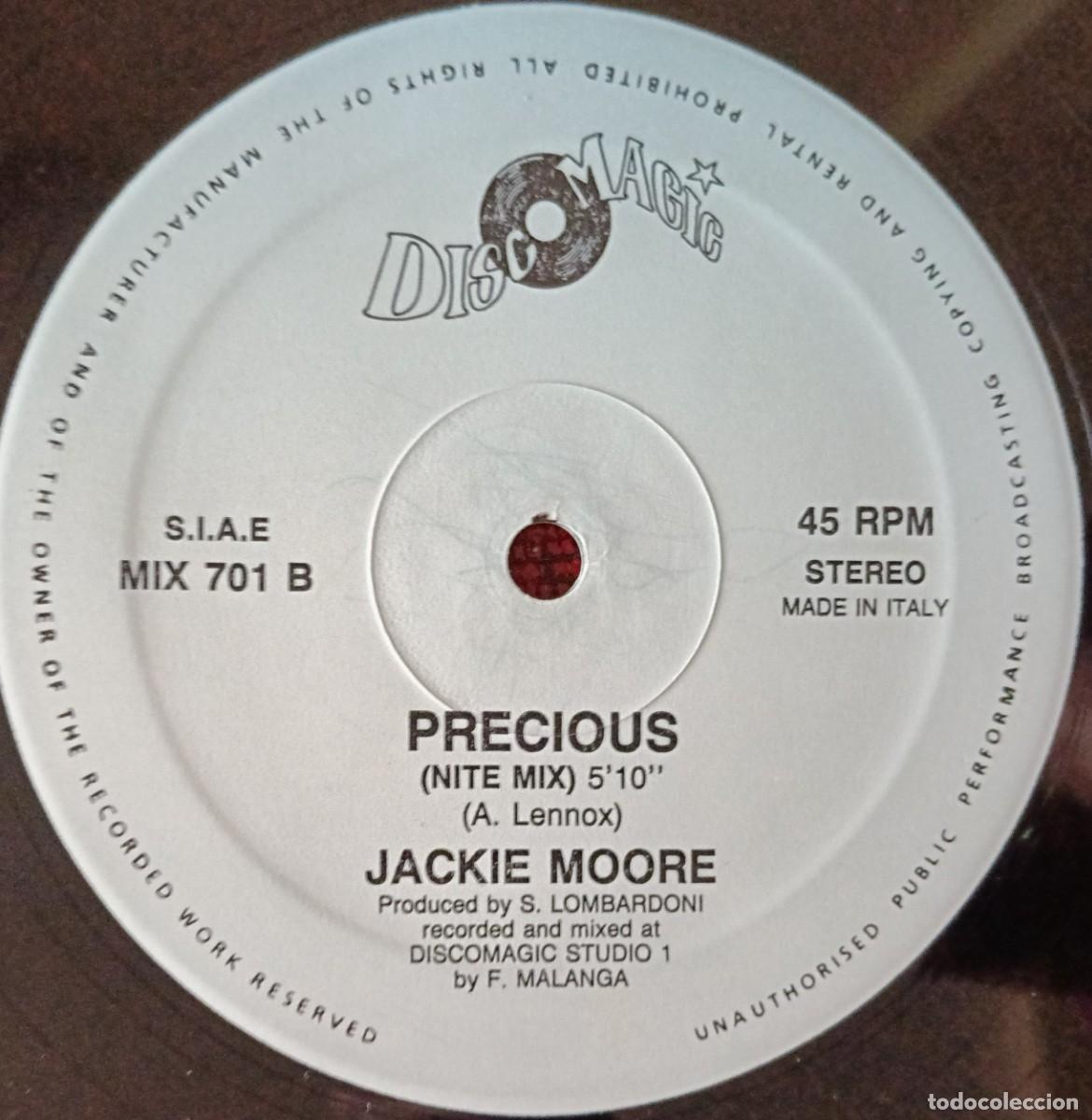 Discos de vinilo: JACKIE MOORE ** Precious ** MAXI SINGLE VINILO ITALIA 1992 - Foto 4