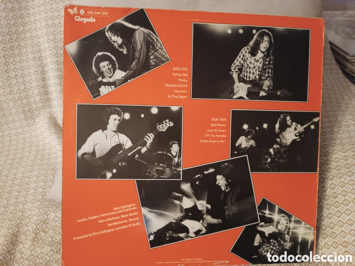 Discos de vinilo: Rory Gallager Top Priority - Foto 2