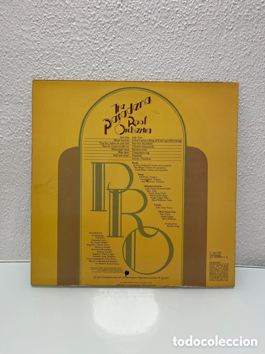 Discos de vinilo: The pasadena roof orchestra - Foto 2