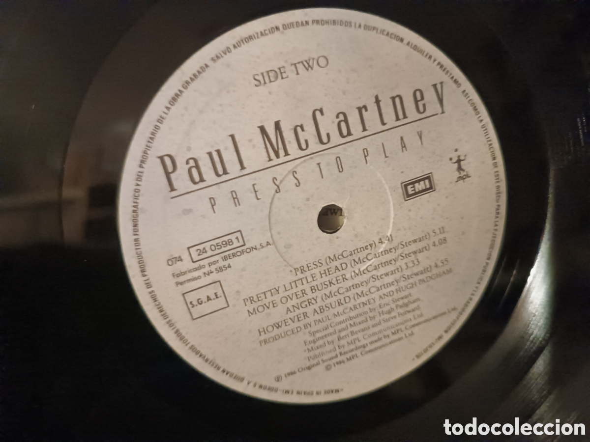 Discos de vinilo: Paul McCartney Press to Play - Foto 3