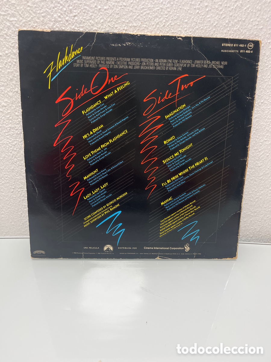 Discos de vinilo: Flashdance original Soundtrack - Foto 2