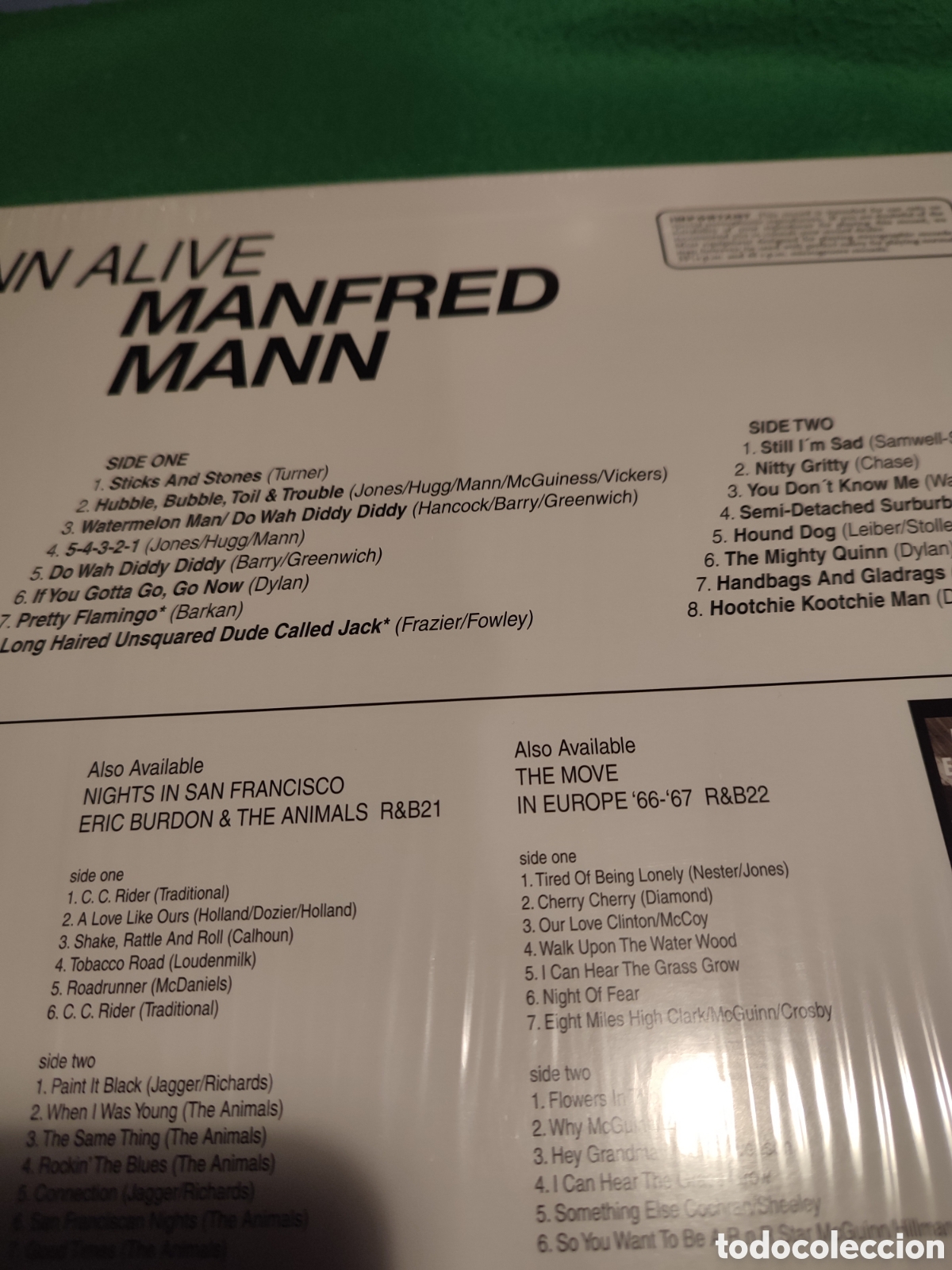 Discos de vinilo: Manfred Mann - Mann Alive Edicion inglesa - Foto 4