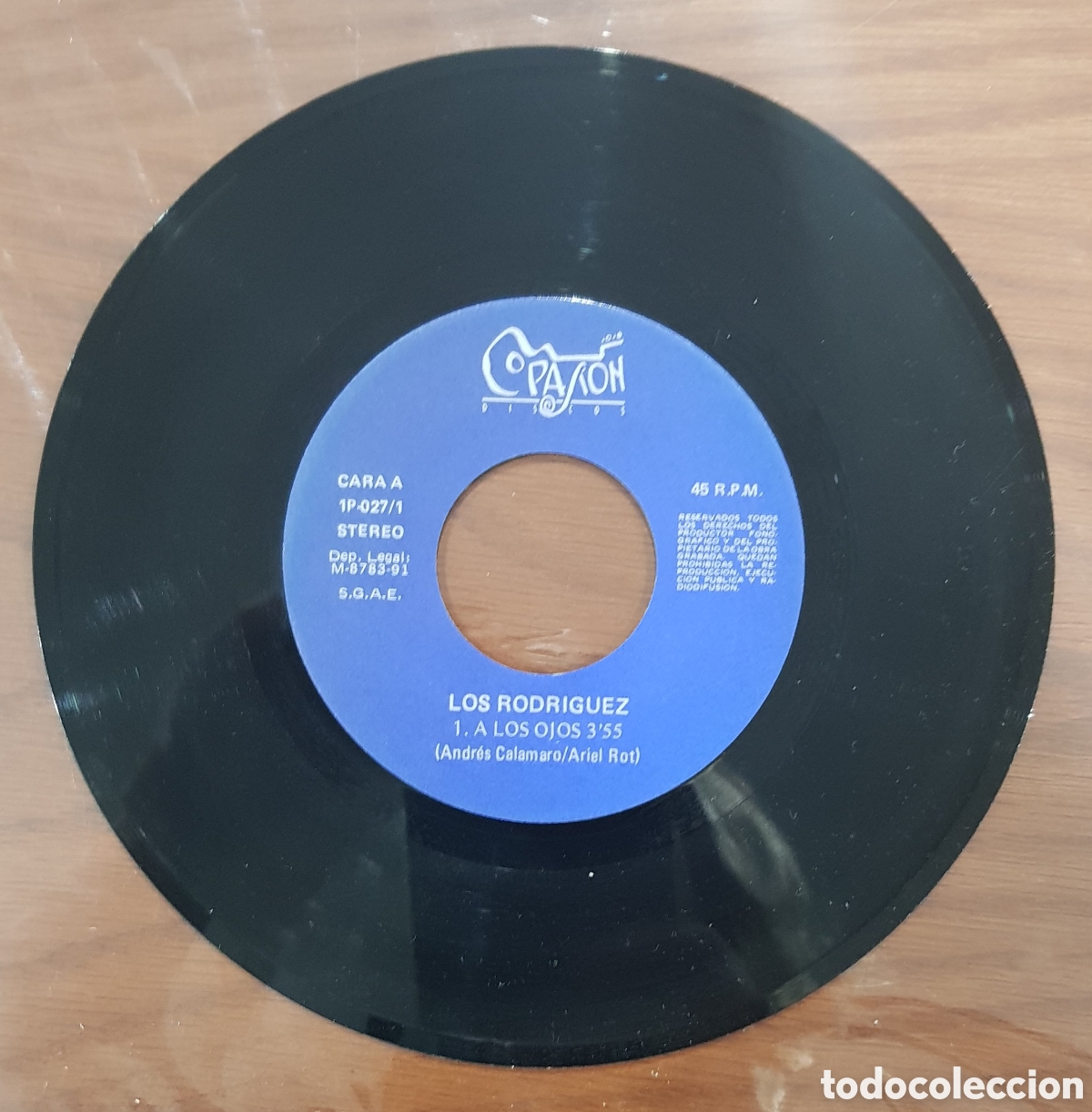 Discos de vinilo: VINILO 7&rdquo; SINGLE LOS RODR&Iacute;GUEZ A LOS OJOS - Foto 3