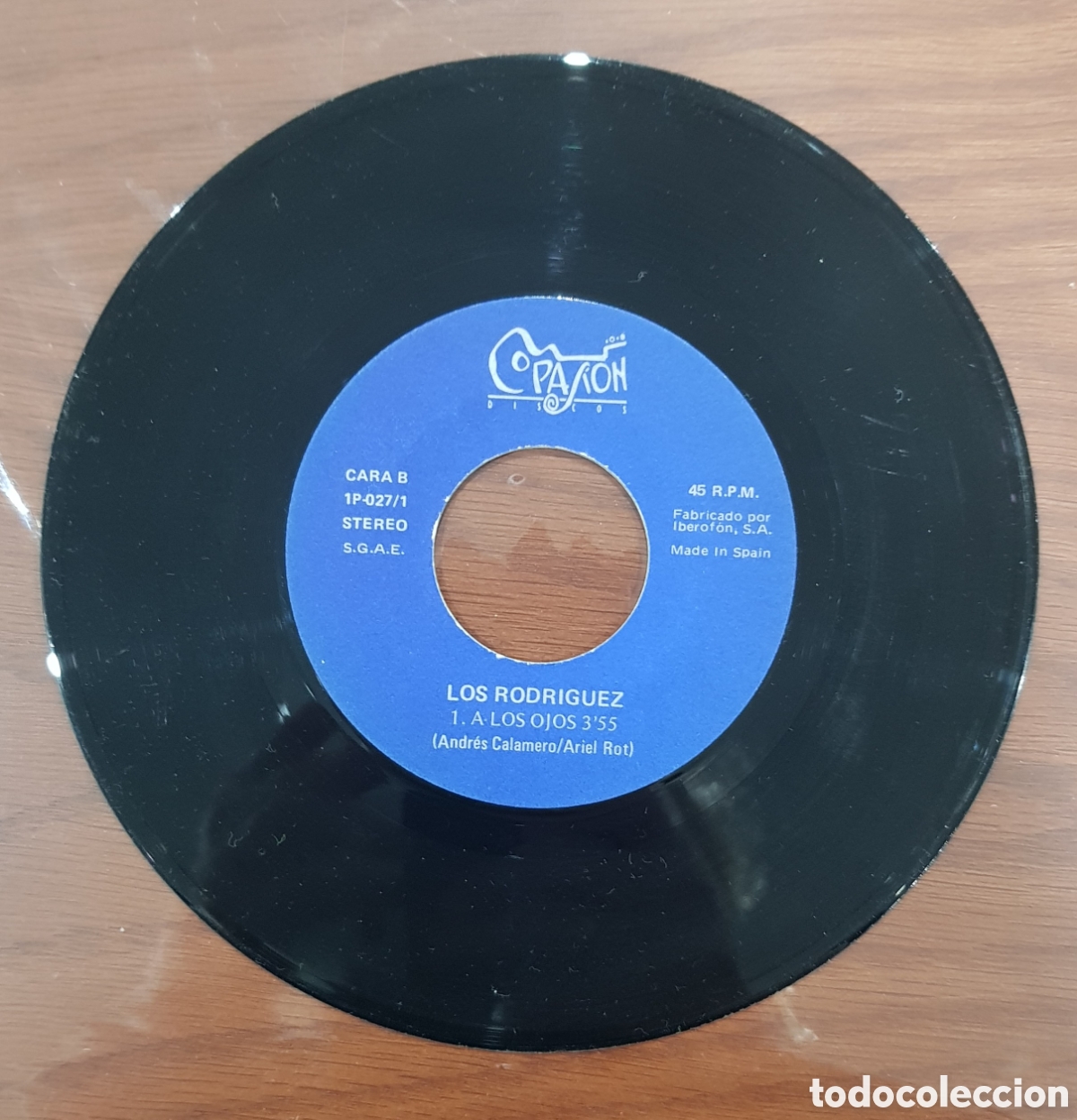 Discos de vinilo: VINILO 7&rdquo; SINGLE LOS RODR&Iacute;GUEZ A LOS OJOS - Foto 4