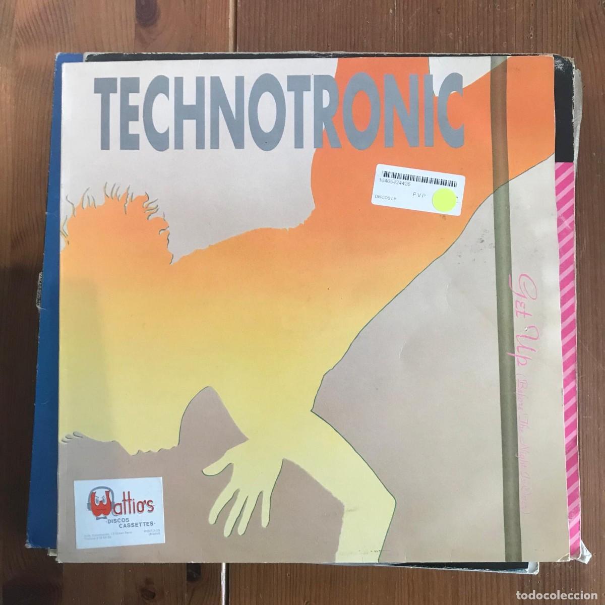 Discos de vinilo: TECHNOTRONIC - GET UP (BEFORE THE NIGHT IS OVER) - 12 MAXISINGLE MAX 1990 - Foto 1