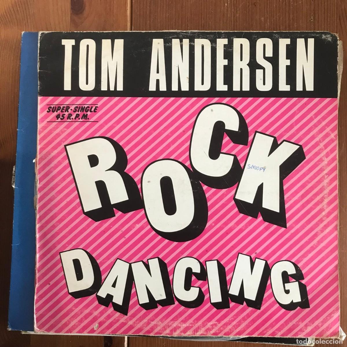 Discos de vinilo: TOM ANDERSEN - ROCK DANCING - 12 MAXISINGLE HISPAVOX 1985 - Foto 1