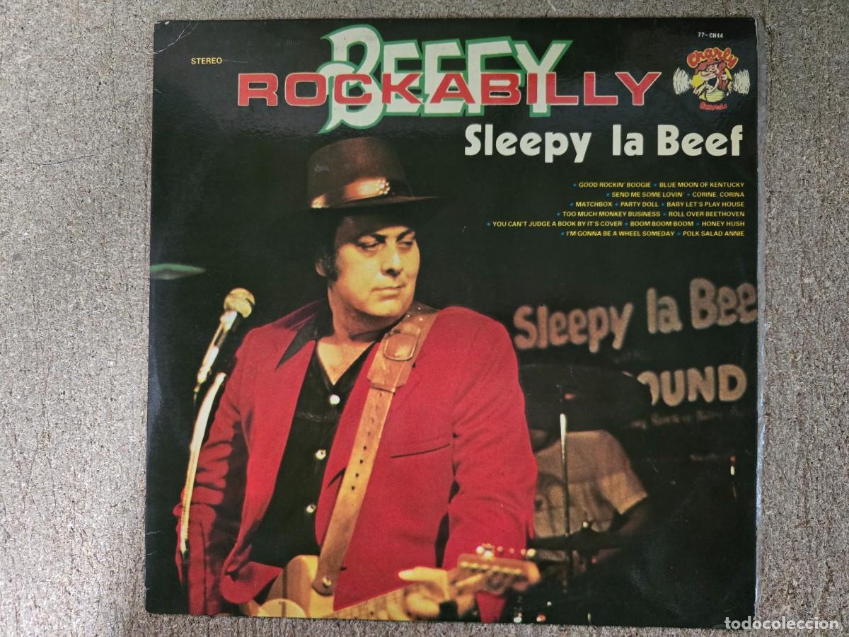 Discos de vinilo: Disco LP.Beefy Rockabilly.Sleepy La Beef.1978 - Foto 1