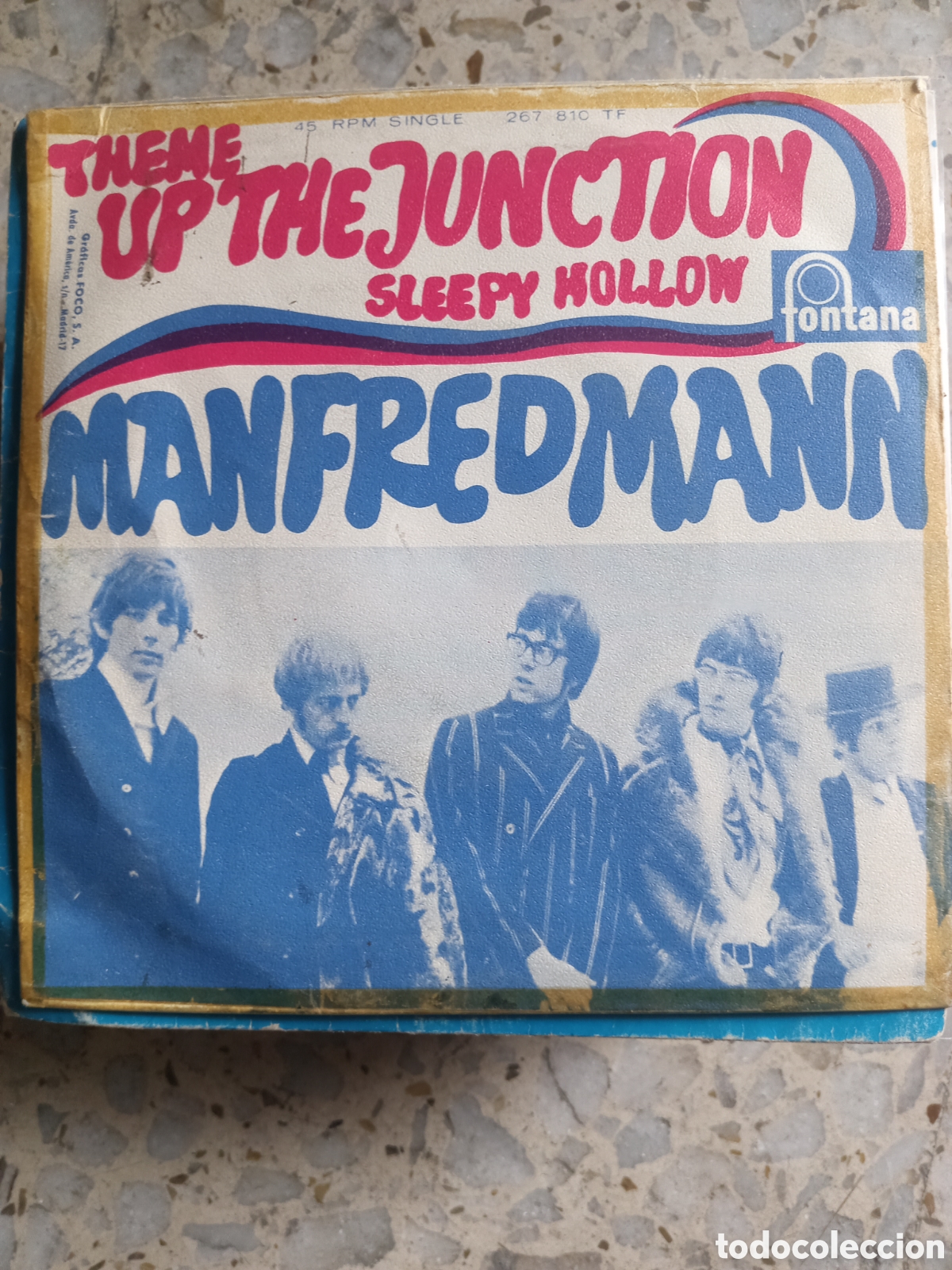 Discos de vinilo: SGL MANFRED MANN THEME UP THE JUNCTION 1968 - Foto 2