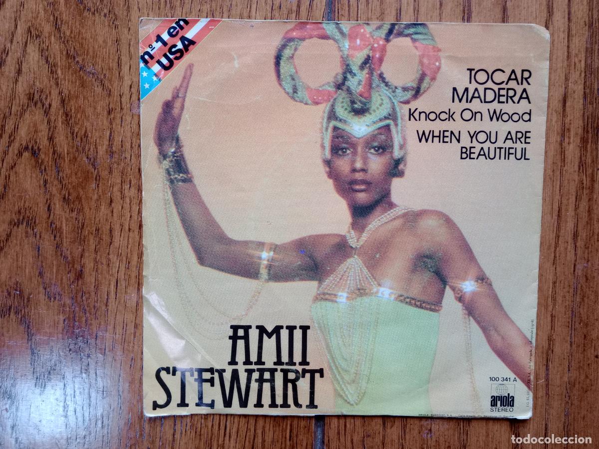 Discos de vinilo: Amii Stewart - tocar madera + when you are beautiful - Foto 2