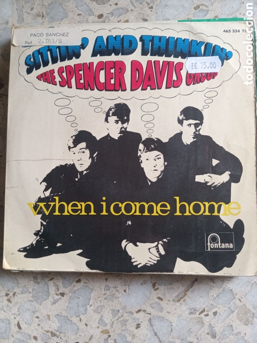 Discos de vinilo: EP THE SPENCER DAVIS SITTIN AND THINKIN 1966 - Foto 1