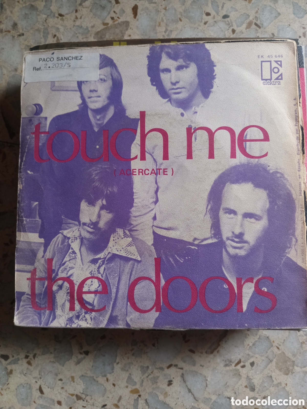 Discos de vinilo: SGL THE DOORS TOUCH ME 1969 - Foto 2