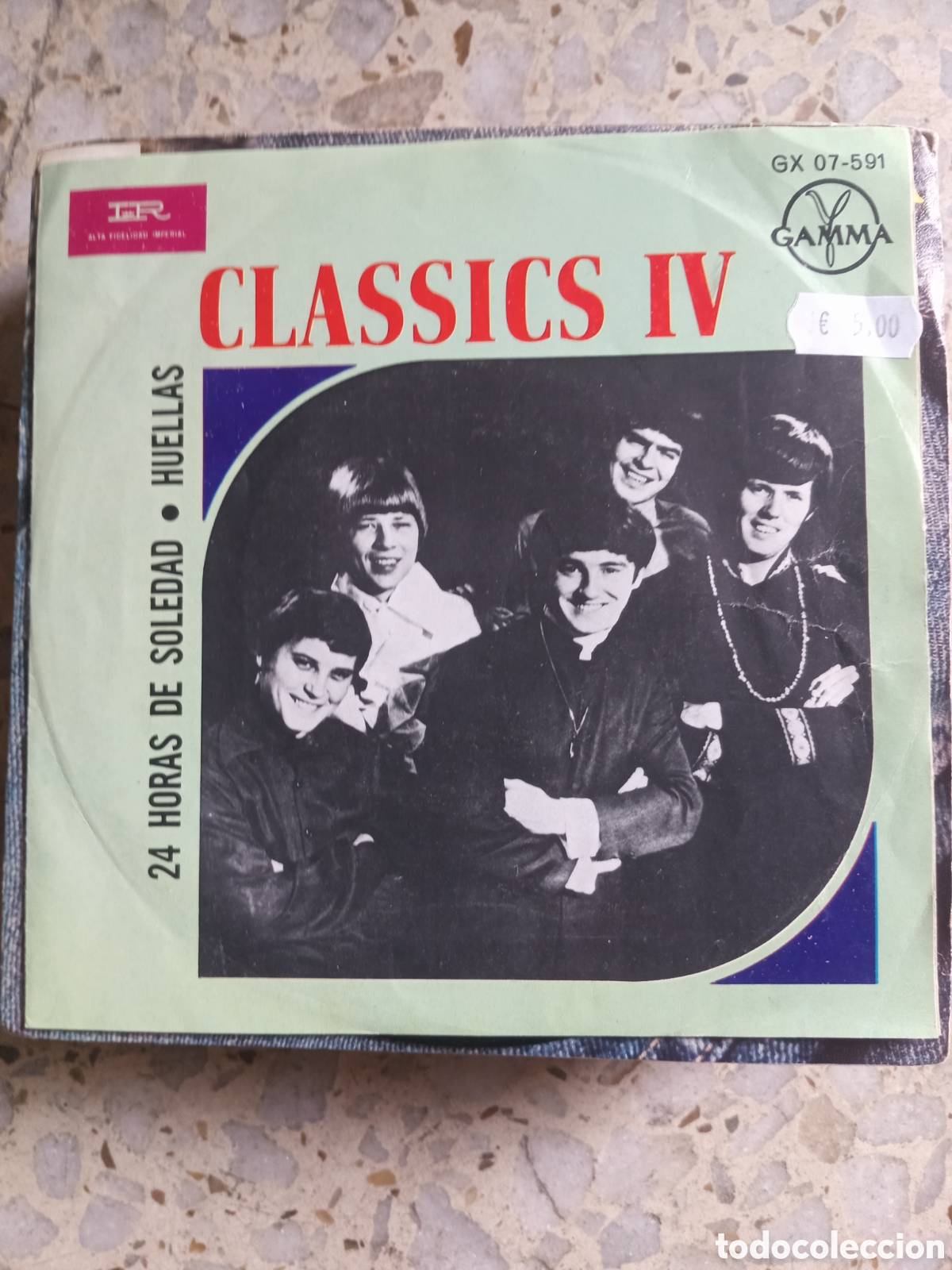 Discos de vinilo: EP CLASSICS IV 24 HORAS DE SOLEDAD EDICION MEXICO - Foto 1