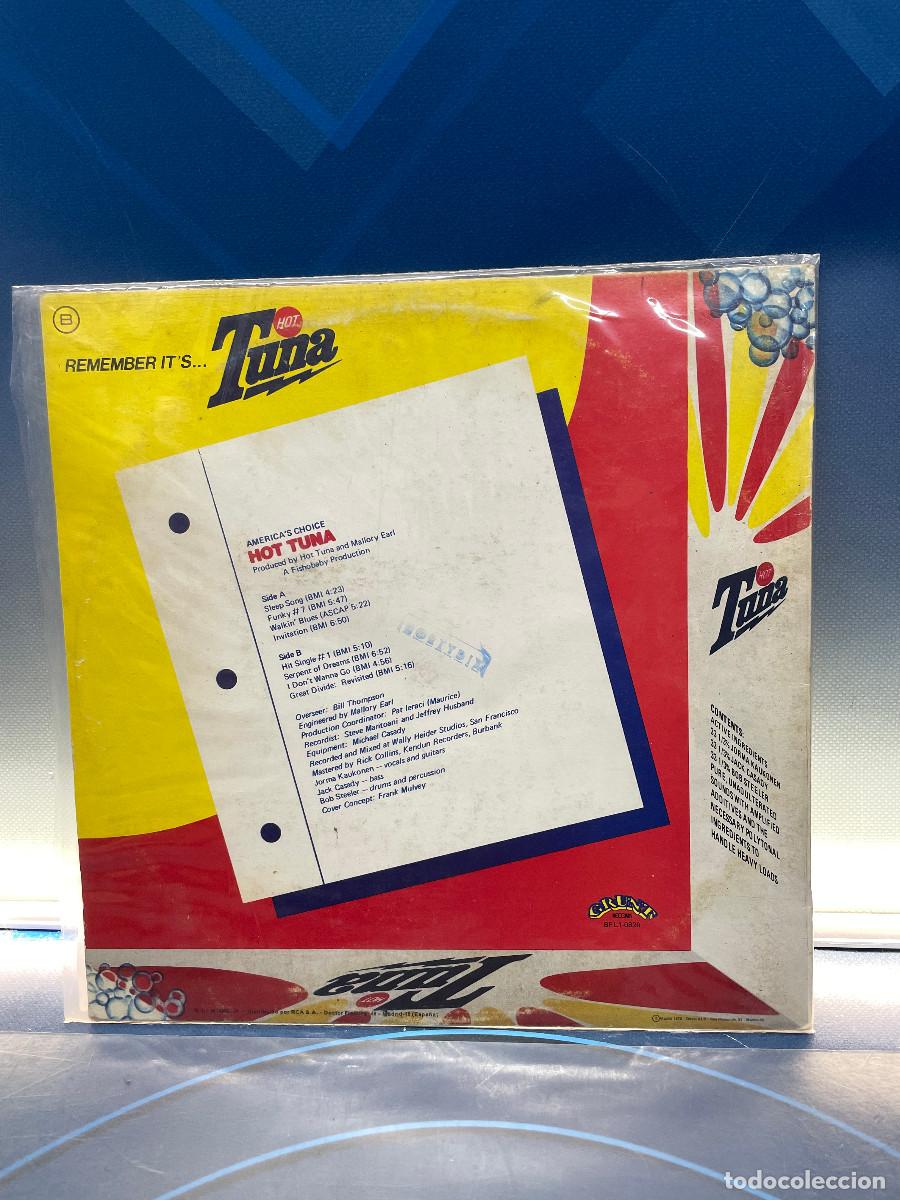 Discos de vinilo: Disco LP Hot Tuna &lrm;&ndash; Americas Choice - Foto 2
