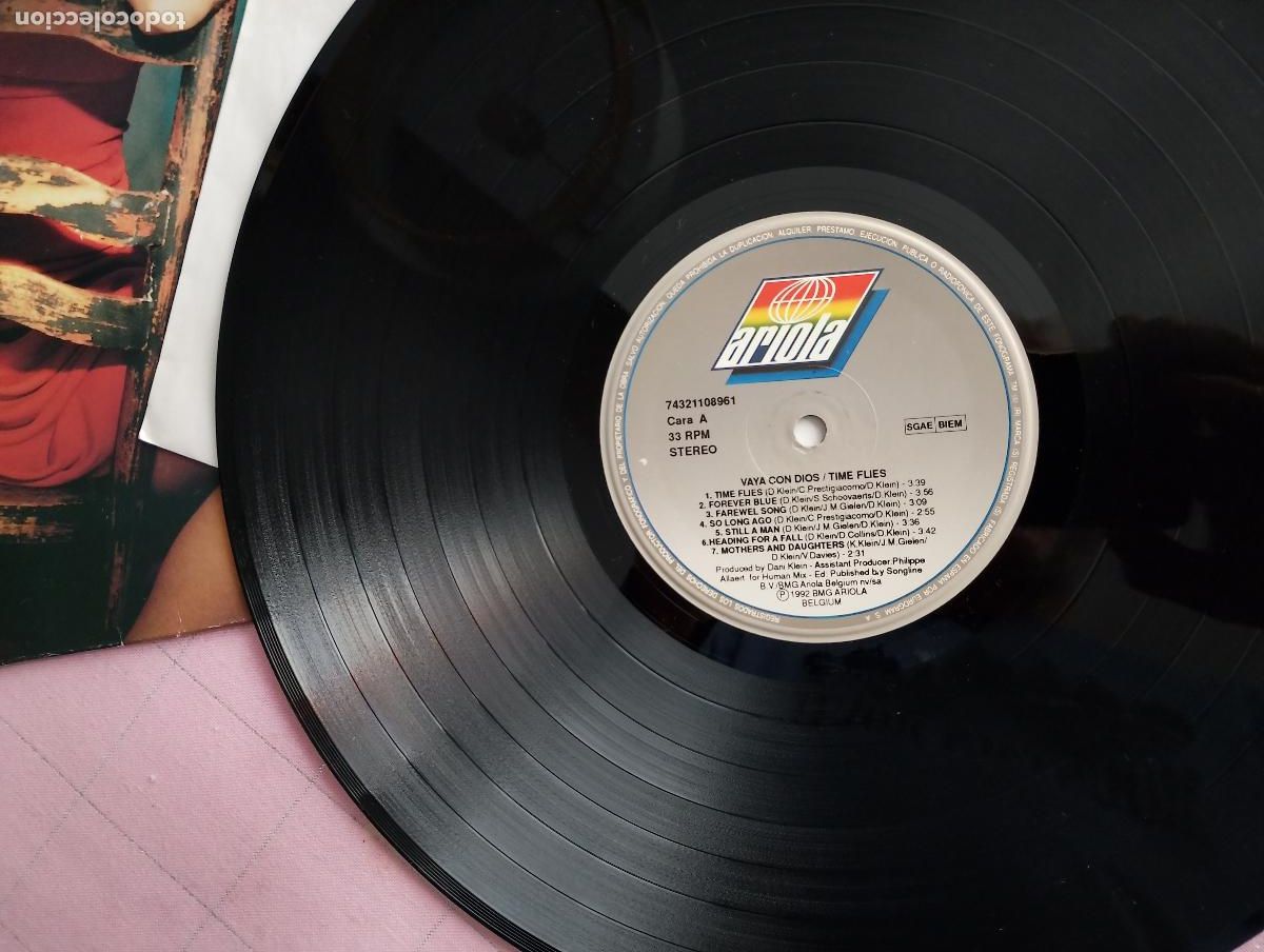 Discos de vinilo: Vaya Con Dios &lrm;&ndash; Time Flies ed espa&ntilde;ola 1992 - Foto 4