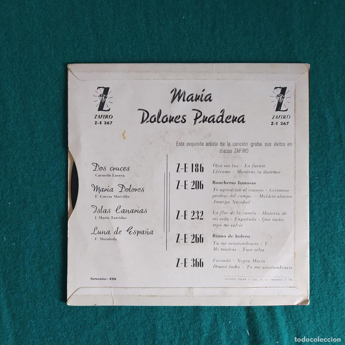 Discos de vinilo: Maria Dolores Pradera &ndash; Dos Cruces - Foto 2