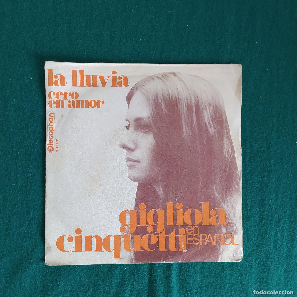 Discos de vinilo: Gigliola Cinquetti &lrm;&ndash; La Lluvia (En Espa&ntilde;ol) - Foto 1