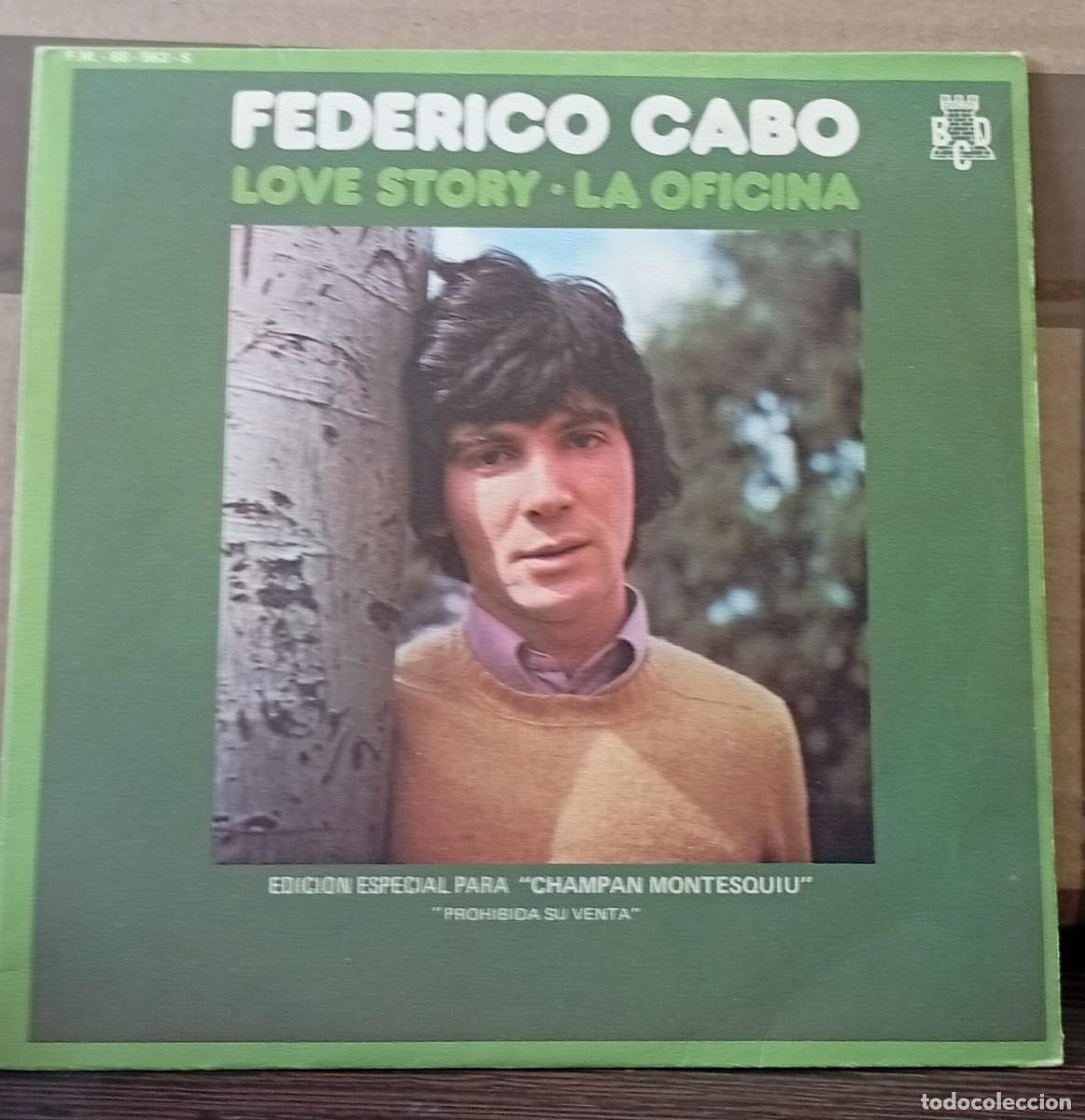 Discos de vinilo: FEDERICO CABO -SINGLE - LOVE STORY - Foto 1