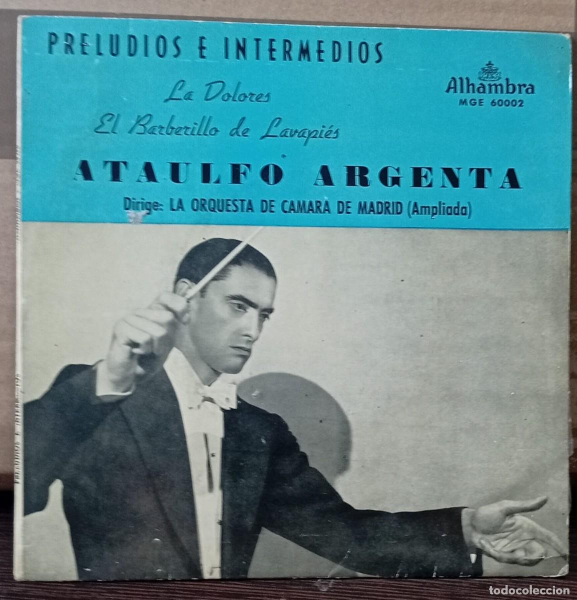 Discos de vinilo: LOTE ATAULFO ARGENTA SINGLES - Foto 2