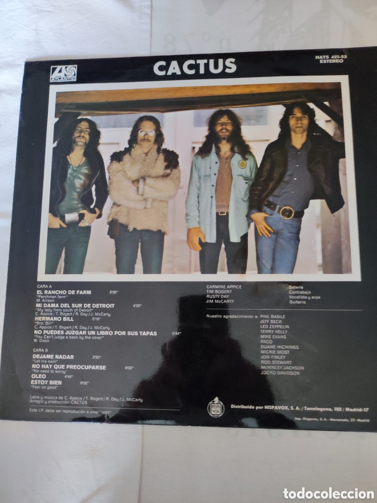 Discos de vinilo: CACTUS - CACTUS (ALBUM DEBUT) - Foto 2