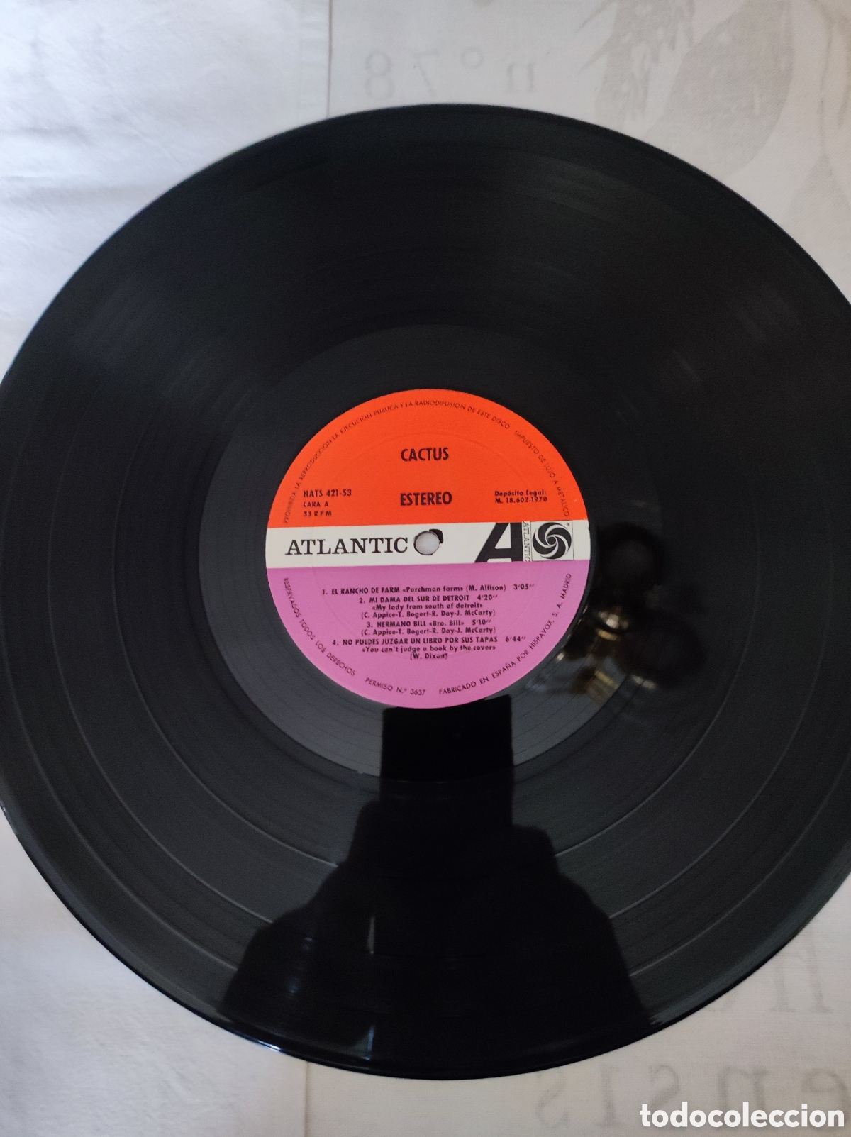 Discos de vinilo: CACTUS - CACTUS (ALBUM DEBUT) - Foto 3