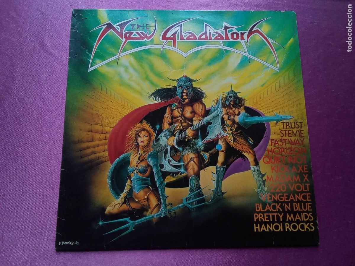 Discos de vinilo: NEW GLADIATORS 1985 LP MAC 3 - Foto 1