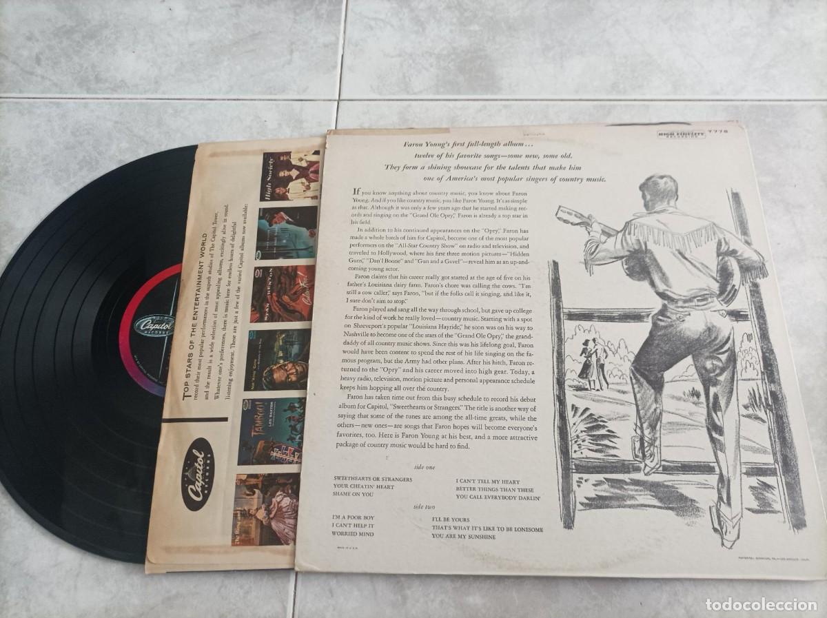 Discos de vinilo: Faron Young lp original USA -dificil- - Foto 2