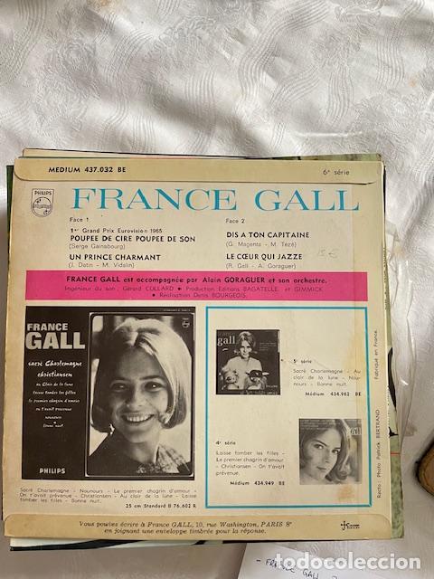 Discos de vinilo: FRANCE GALL PONPEE DE CIRE ETC - Foto 2