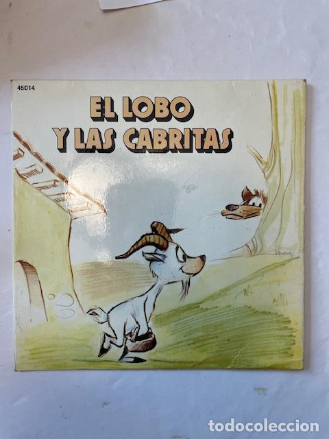 Discos de vinilo: EL LOBO Y LAS CABRITAS CUENTO INFANTIL - Foto 1