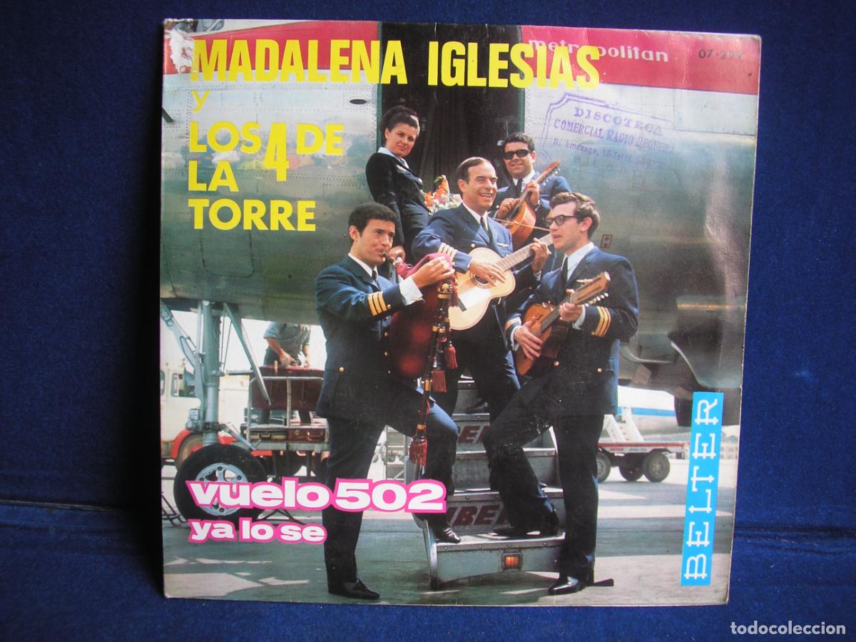 Discos de vinilo: MAGDALENA IGLESIAS Y LOS 4 DE LA TORRE - Foto 1