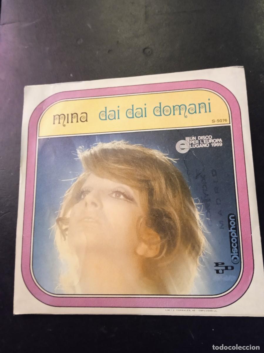 Discos de vinilo: MINA- NON CREDERE. SINGLE - Foto 2