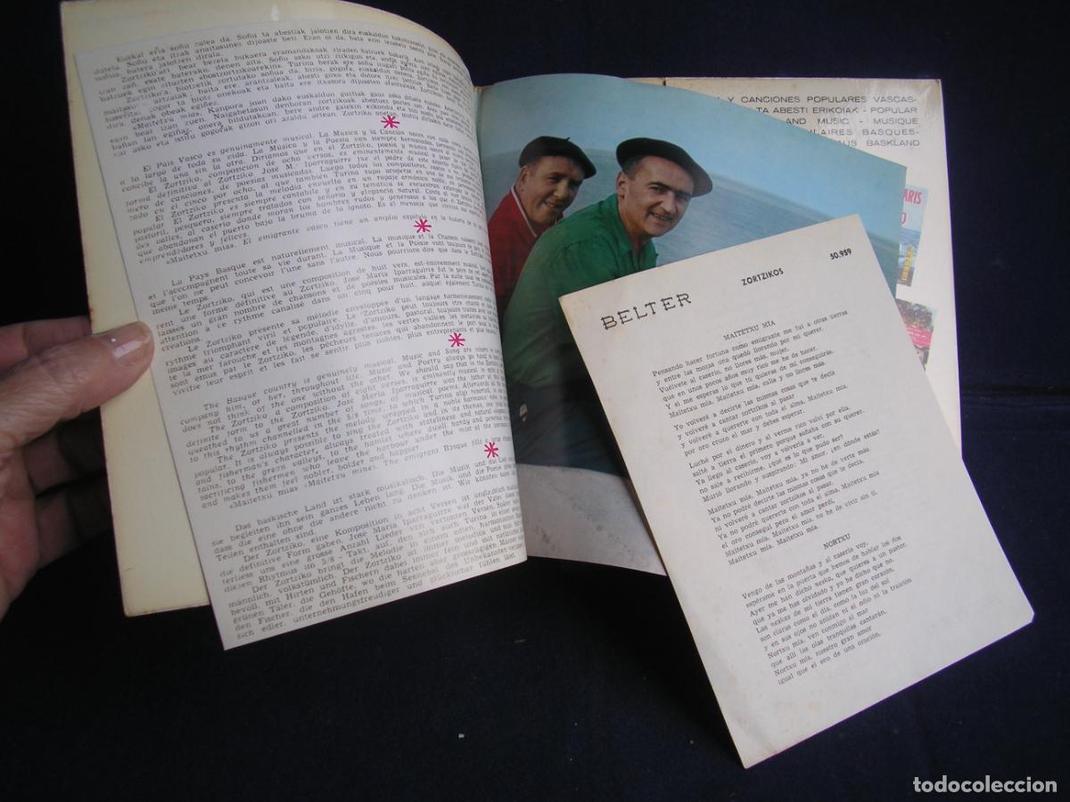 Discos de vinilo: ZORTZIKOS POR LOS XEY - Foto 3