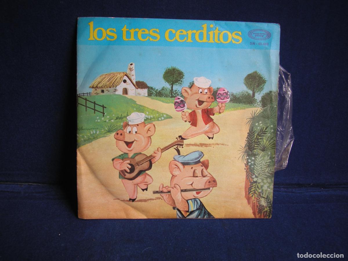Discos de vinilo: LOS TRES CERDITOS CUENTO INFANTIL - Foto 1