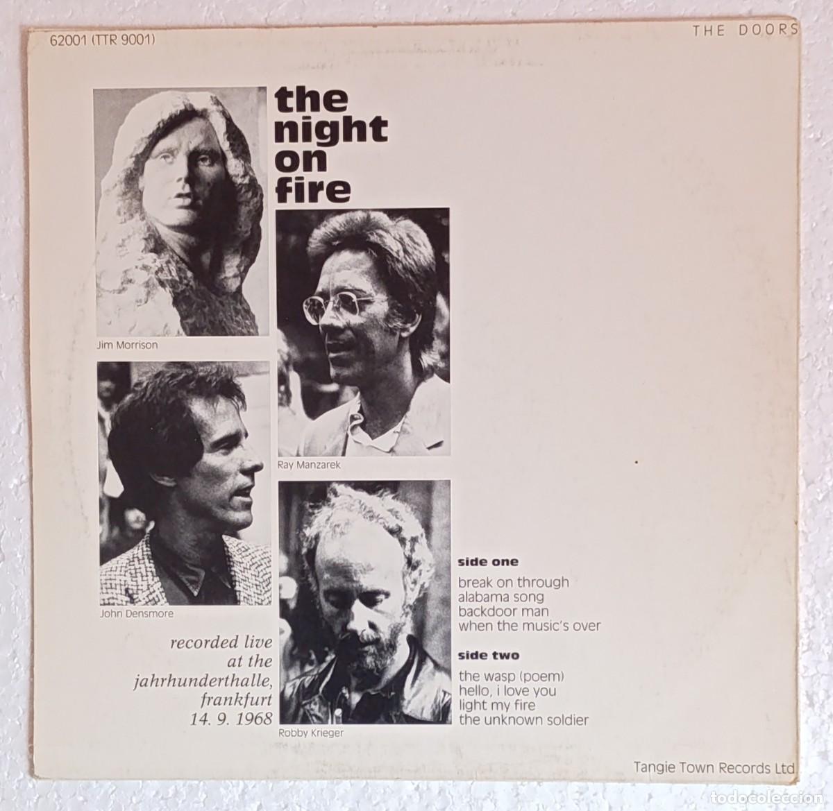 Discos de vinilo: The Doors. The night on fire - Foto 2