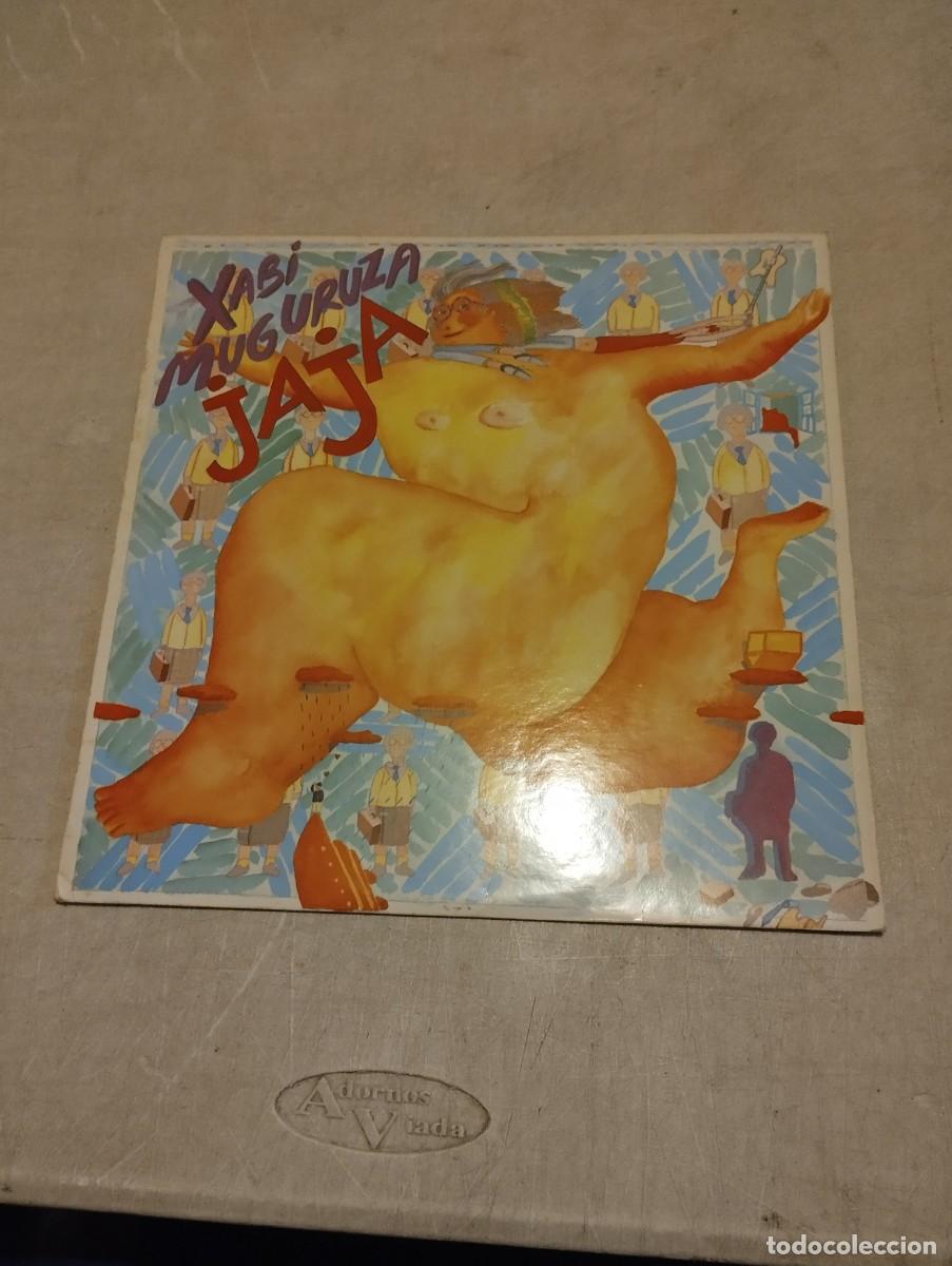 Discos de vinilo: XABI MUGURUZA LP JA JA INSERT LETRAS - Foto 1