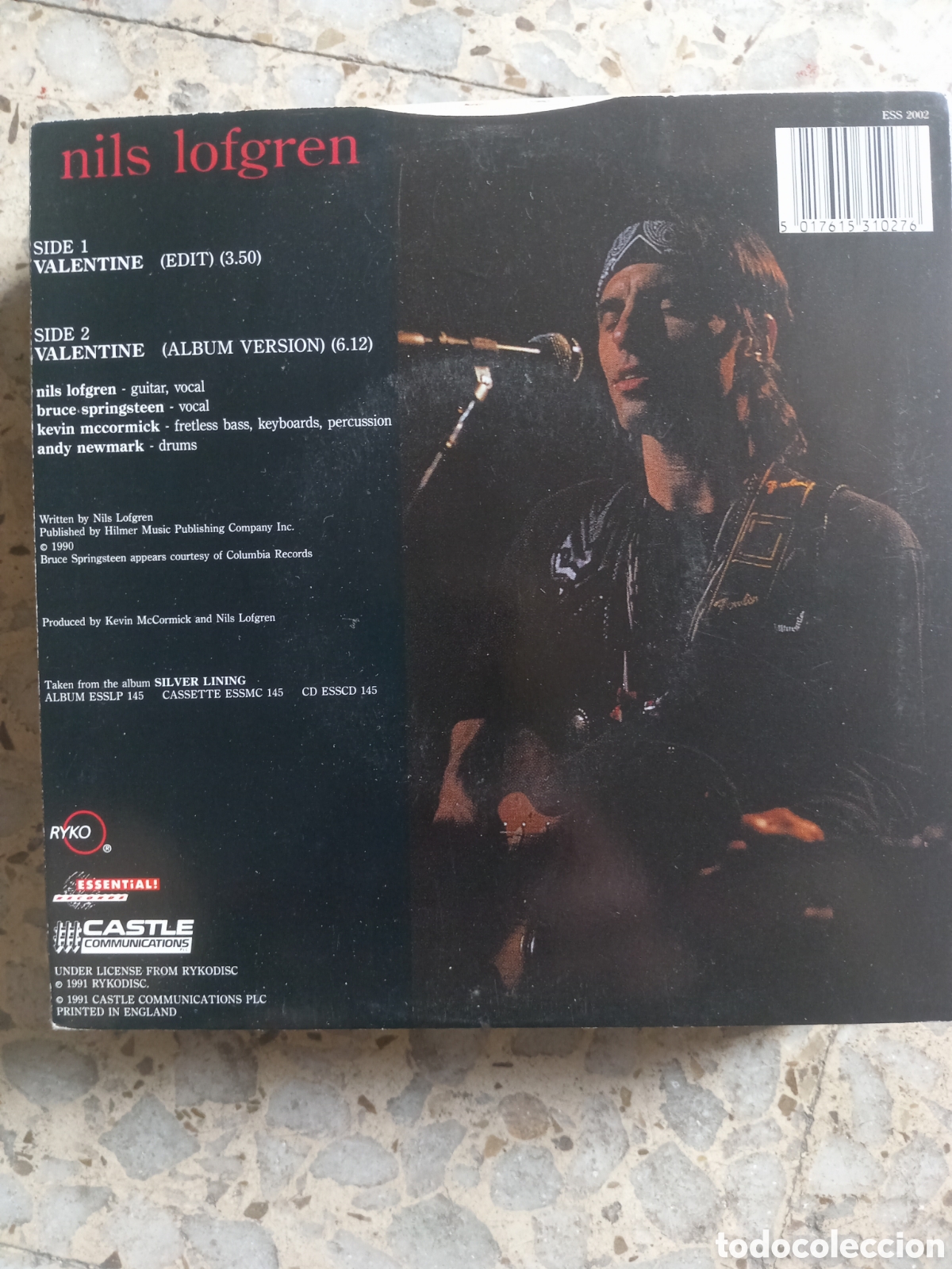 Discos de vinilo: SGL NILS LOFGREN VALENTINE 1991 - Foto 2