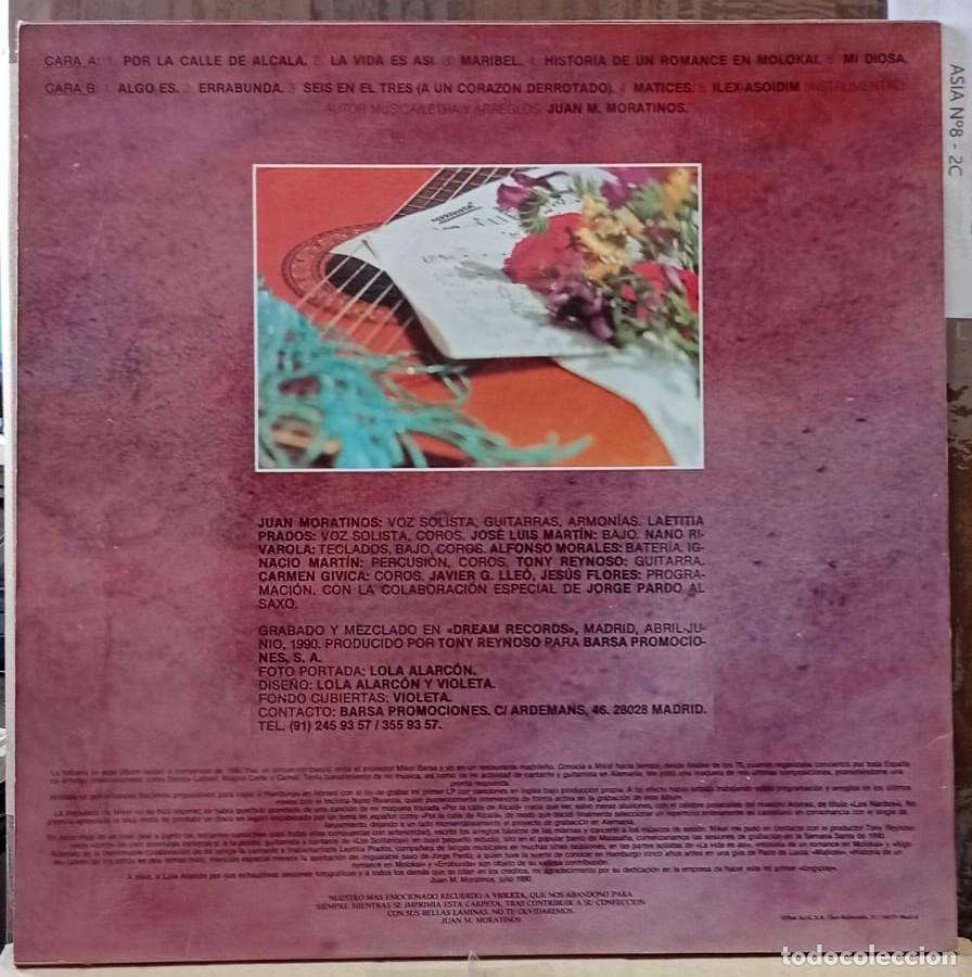 Discos de vinilo: MORATINOS - MATICES - EDITADO EN 1990 - Foto 2